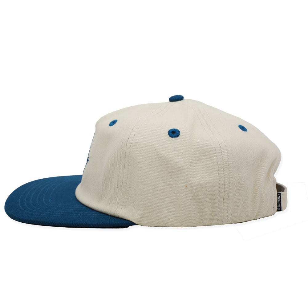 THEORIES HAND OF THEORIES SNAPBACK BONE/ROYAL - The Drive Skateshop