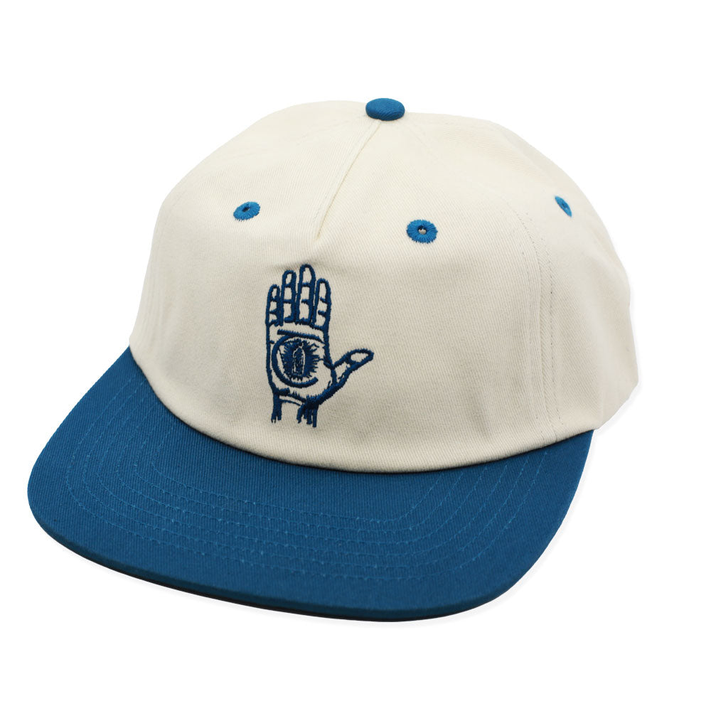 THEORIES HAND OF THEORIES SNAPBACK BONE/ROYAL - The Drive Skateshop