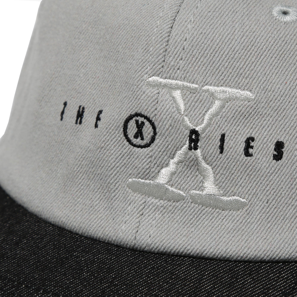 THEORIES PARANORMAL SNAPBACK GREY DENIM - The Drive Skateshop