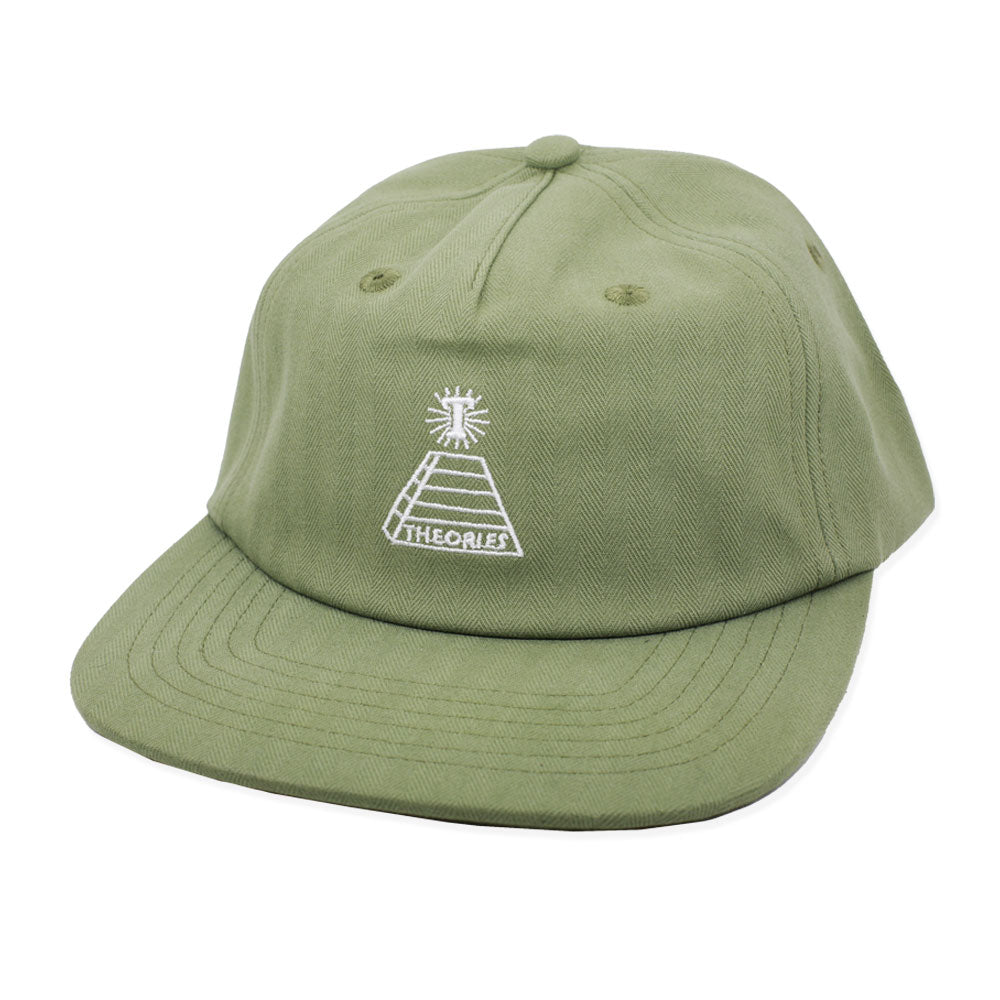 THEORIES SCRIBBLE STRAPBACK HAT SAGE - The Drive Skateshop
