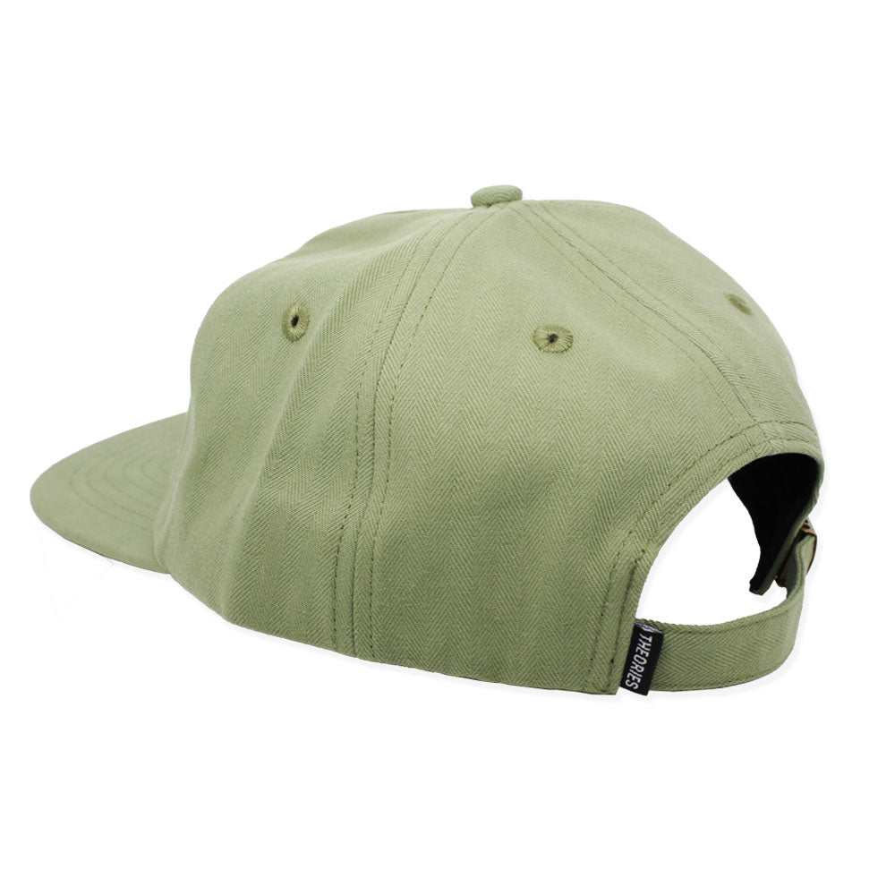 THEORIES SCRIBBLE STRAPBACK HAT SAGE - The Drive Skateshop