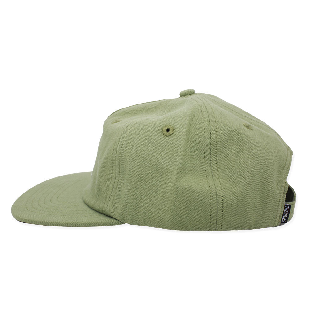 THEORIES SCRIBBLE STRAPBACK HAT SAGE - The Drive Skateshop