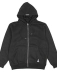 THEORIES SCRIBBLE SPORT ZIP HOOD BLACK