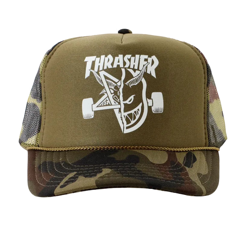 THRASHER X SPITFIRE THRASH & BURN TRUCKER CAMO