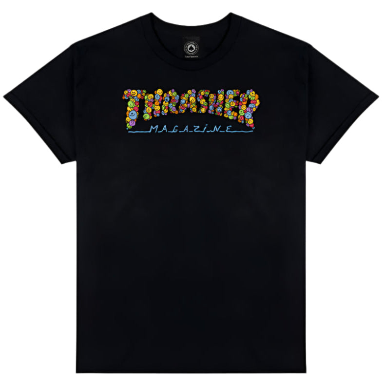 THRASHER SMILE SPANKY T-SHIRT BLACK