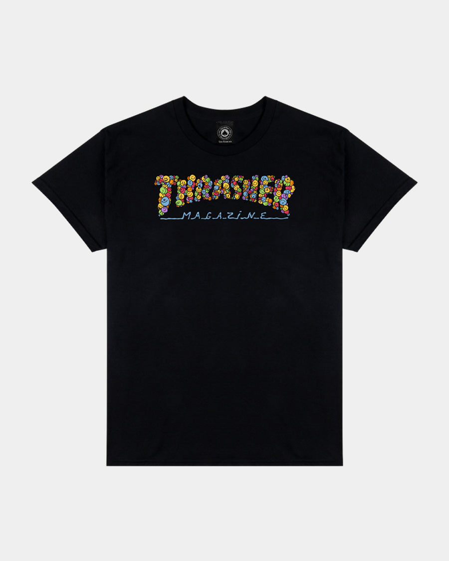 THRASHER SMILE SPANKY T-SHIRT BLACK