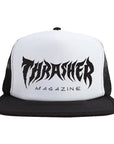 THRASHER METAL TRUCKER HAT BLACK