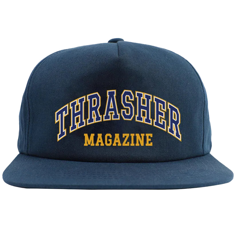 THRASHER DROPOUT SNAPBACK HAT NAVY