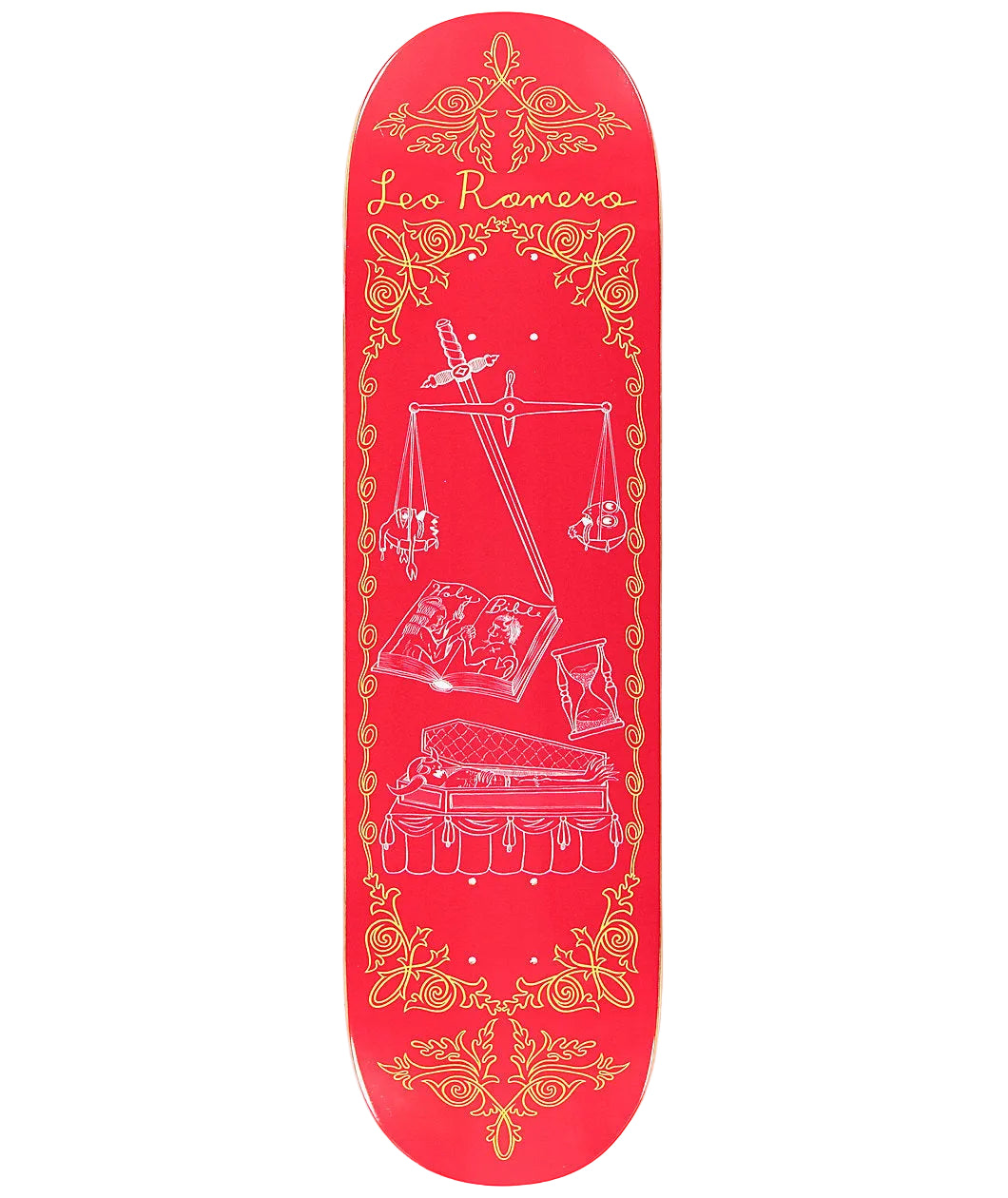 TOY MACHINE DECK LEO ROMERO DEATH BANNER (8.5")