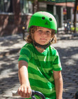 TRIPLE 8 YOUTH LIL 8 DUAL CERTIFIED HELMET W/EPS NEON GREEN GLOSS