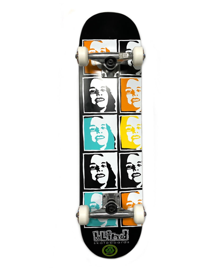 BLIND COMPLETE PSYCHEDELIC MULTI GIRL FP W/SOFT WHEELS (7.625") - The Drive Skateshop
