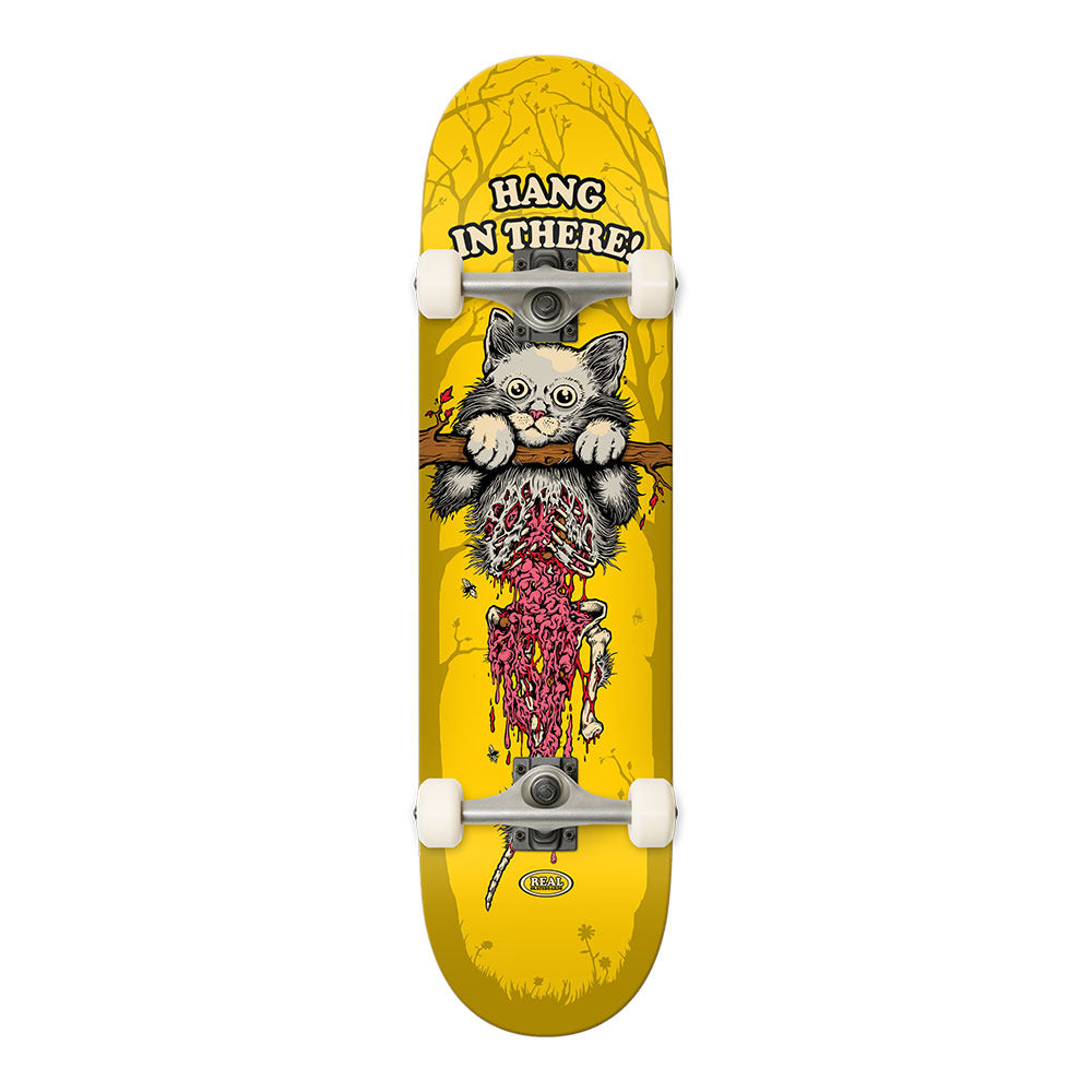 REAL COMPLETE HANGIN KITTY (8.25") - The Drive Skateboard Shop
