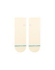 STANCE SOCKS WOMENS ROLLIN QUARTER CREAM