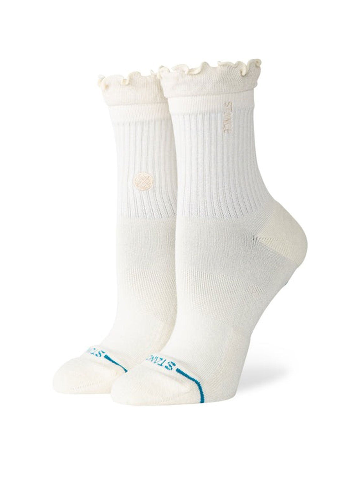 STANCE SOCKS WOMENS RUFFLE QUARTER CANVAS - The Drive Skateboard Shop