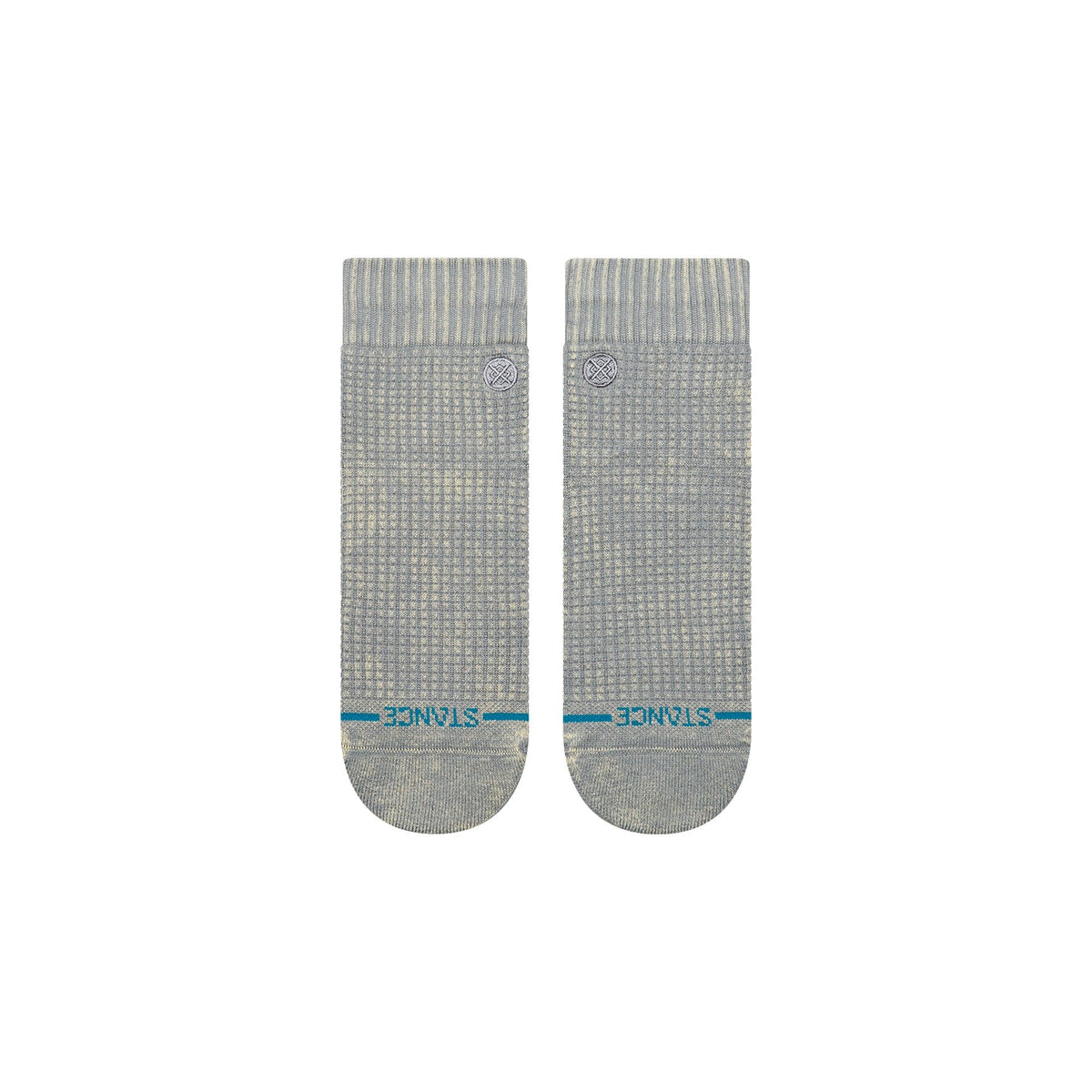 Women's Stance solid waffle quarter socks in a close-up view