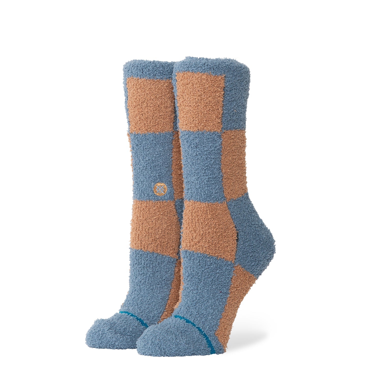 STANCE SOCKS WOMENS PATCHWORK COZY SEABLUE