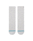 STANCE SOCKS WOMENS TERRY CHEETAH CREW HEATHER GREY