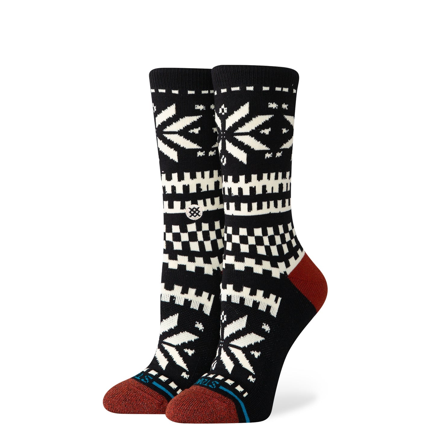 STANCE SOCKS WOMENS FLAKE BLACK 