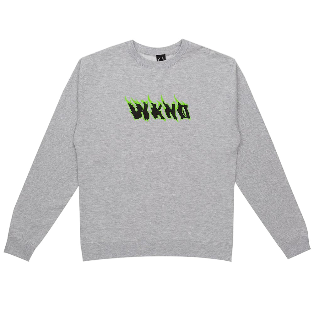 WKND HOT FIRE CREW NECK GREY