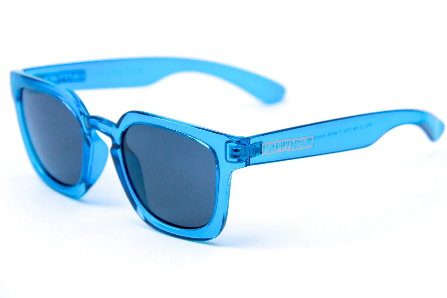 HAPPY HOUR SUNGLASSES WOLF PUPS CRYSTAL BLUE - The Drive Skateboard Shop