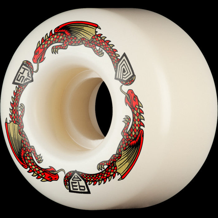 POWELL-PERALTA DRAGON FORMULA WHEELS V4 93A RED (54MMx34MM)