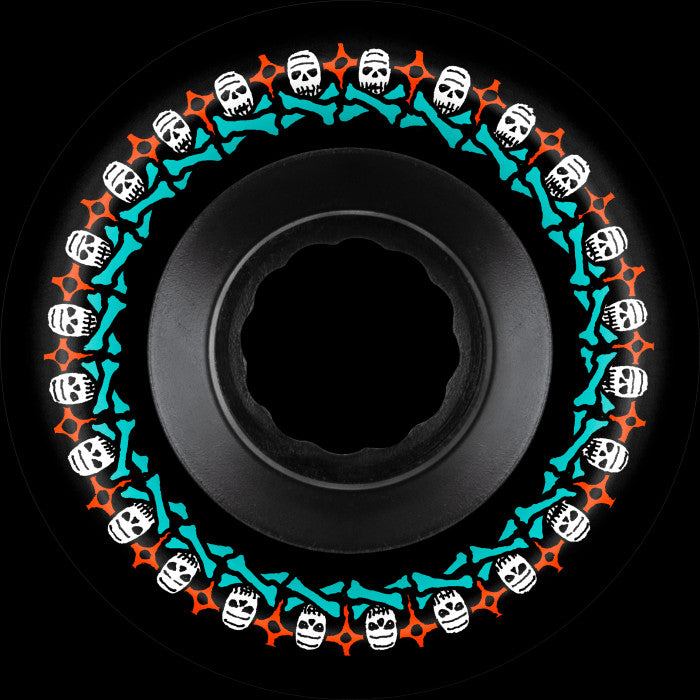 BONES WHEELS ROUGH RIDERS 80A BLACK (59MM)
