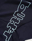 BUTTER WARPED PULLOVER HOOD NAVY