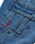 SPITFIRE CLASSIC '87 DENIM CARGO SHORT LIGHT STONE WASH - The Drive Skateboard Shop