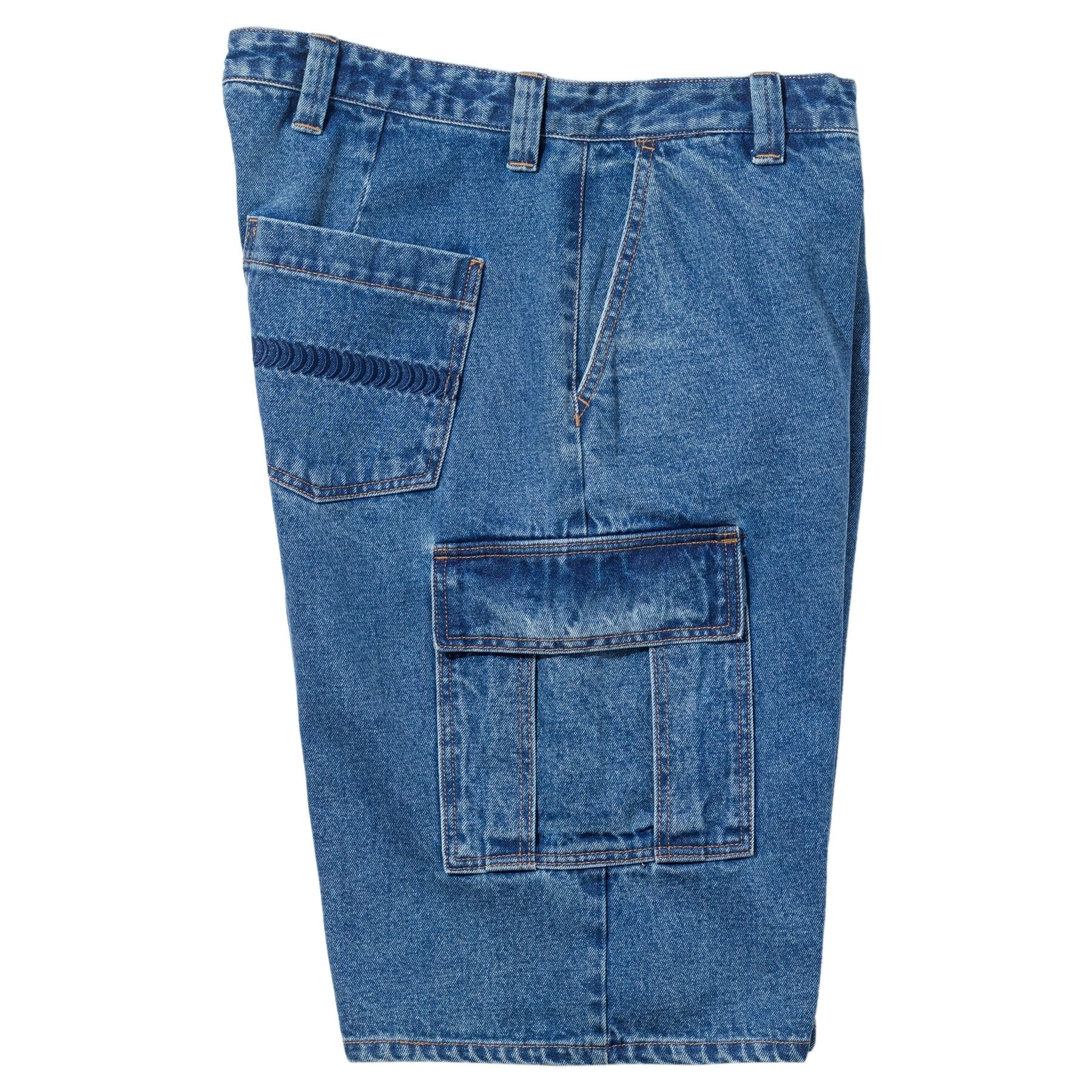 SPITFIRE CLASSIC '87 DENIM CARGO SHORT LIGHT STONE WASH - The Drive Skateboard Shop