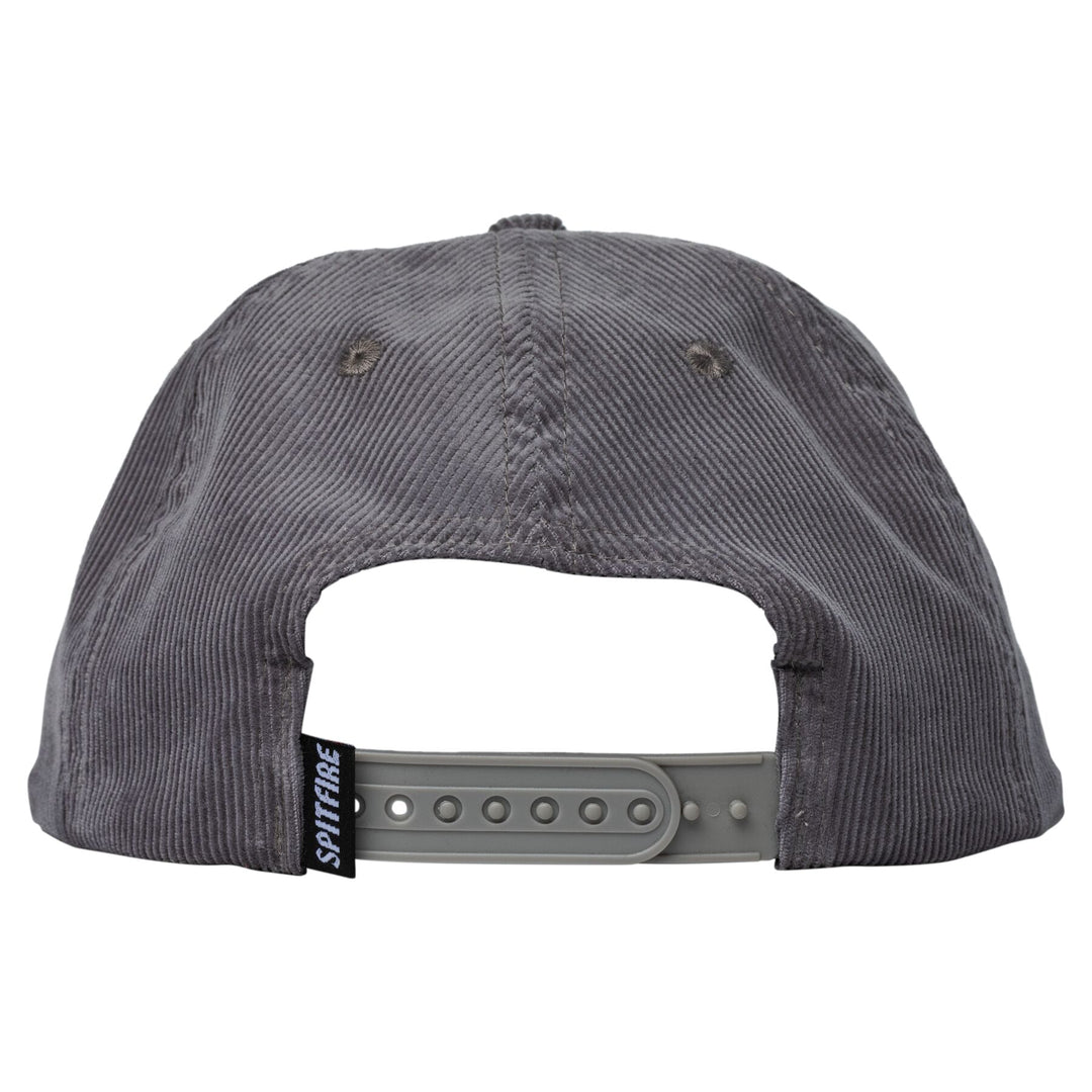 SPITFIRE COURIER PATCH SNAPBACK CHARCOAL/WHITE - The Drive Skateboard Shop