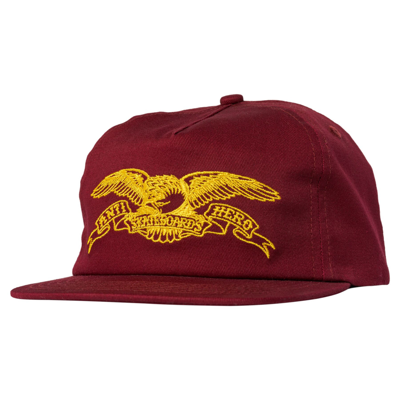 ANTIHERO BASIC EAGLE SNAPBACK WINE/GOLD