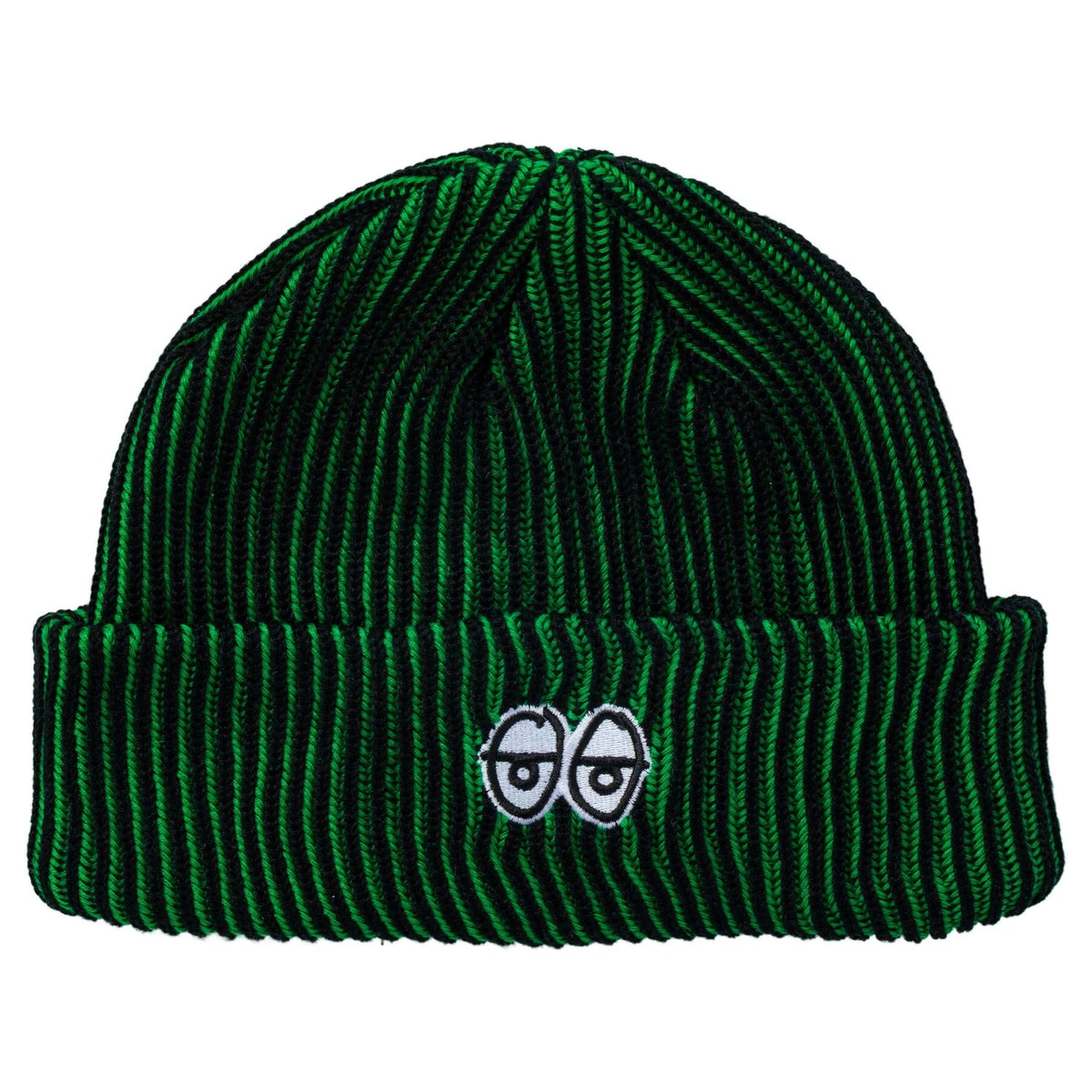 KROOKED EYES FILL BEANIE BLACK/GREEN