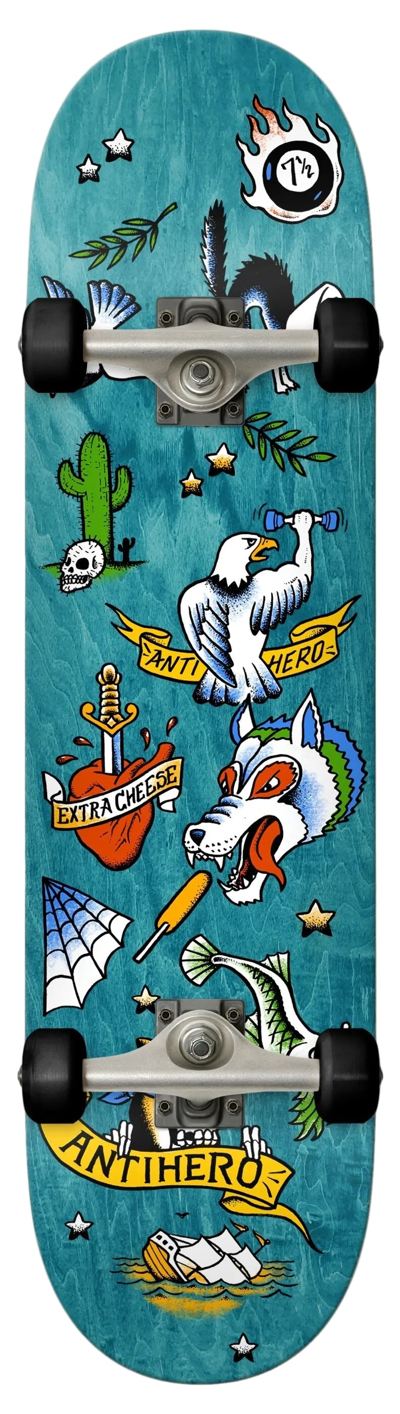 ANTIHERO COMPLETE NO REGRETS (7.75") - The Drive Skateboard Shop