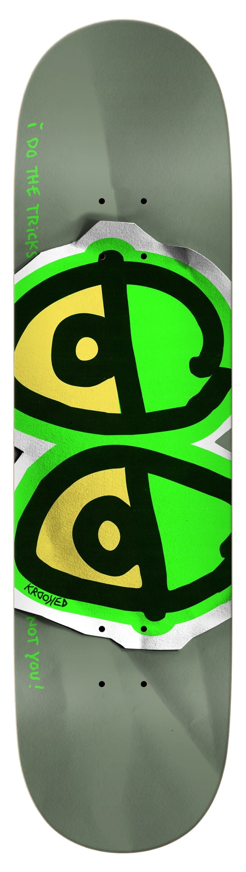KROOKED DECK DBX EYES GREEN FULL SE (8.25")