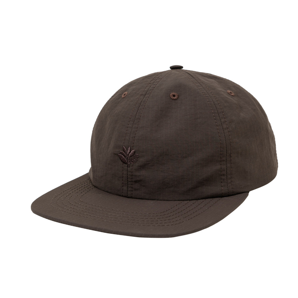 MAGENTA TONAL 6 PANEL HAT CHOCOLATE