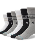 STANCE SOCKS VITAL 6 PACK CREW
