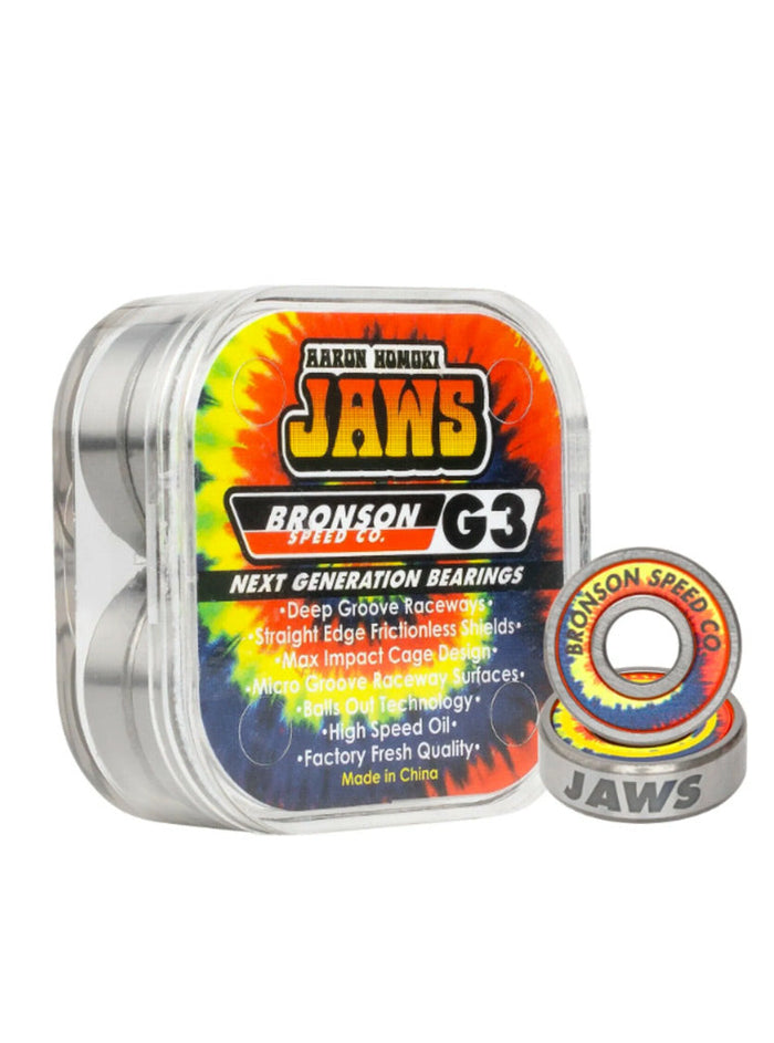 BRONSON G3 HOMOKI "JAWS" SIGNATURE BEARINGS - The Drive Skateshop