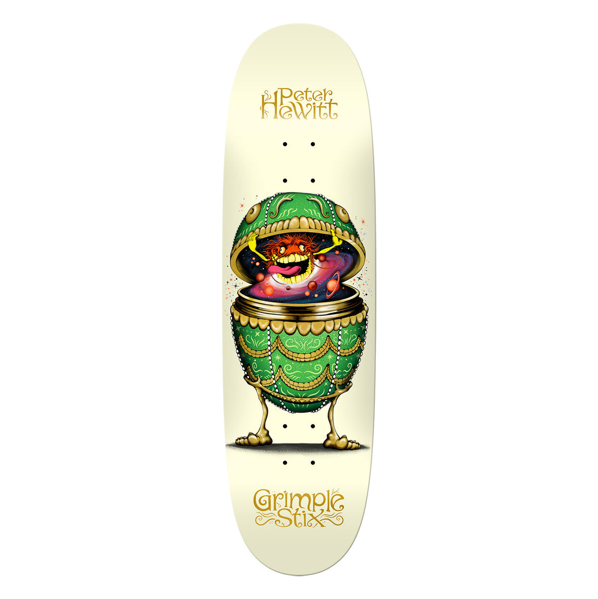 ANTIHERO DECK HEWITT GRIMPLE STIX FABRAGE EGG (8.75")