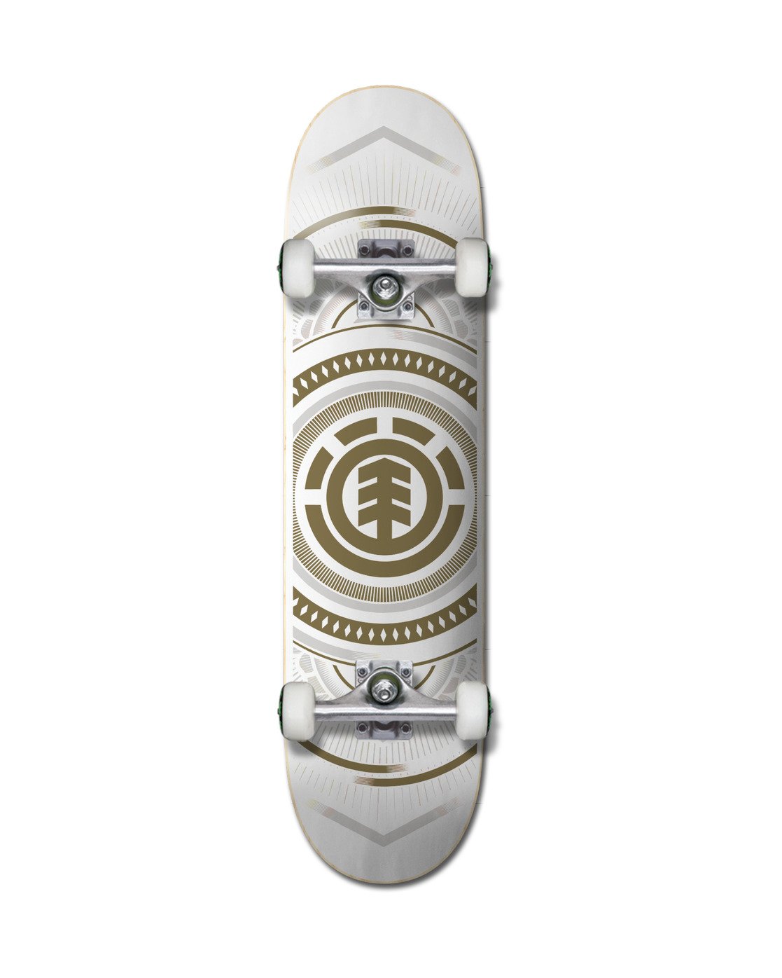 ELEMENT COMPLETE HATCHED WHITE GOLD (8") - The Drive Skateshop