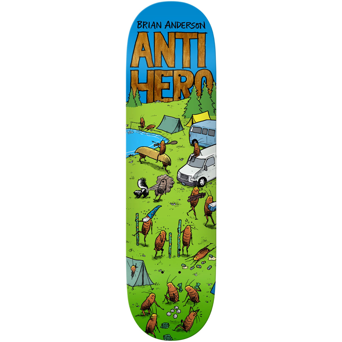 ANTIHERO DECK B.A. ROACHED OUT 2 (8.5")