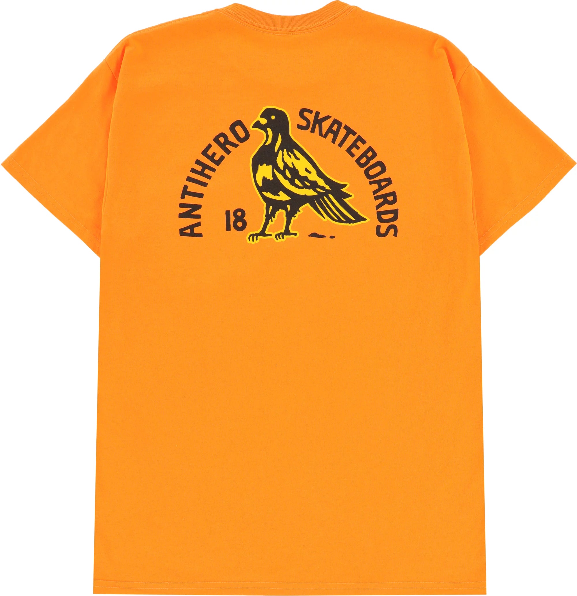 ANTIHERO ROCK DOVE FILL POCKET TEE SAFETY ORANGE - The Drive Skateboard Shop