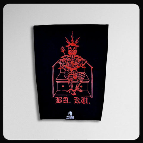 SKULL SKATES BA. KU. BLOOD THRONE BACK PATCH