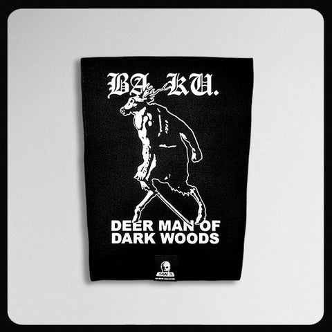 SKULL SKATES BA. KU. DEER MAN OF DARK WOODS ACTAEON BACK PATCH