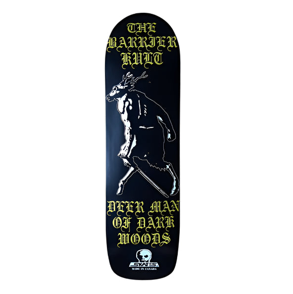 SKULL SKATES DECK BAKU DEER MAN OF THE DARK WOODS ACTEON HARDCORE (9.18")