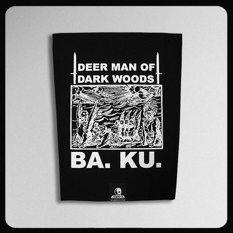 SKULL SKATES BA. KU. DEER MAN OF DARK WOODS BACK PATCH