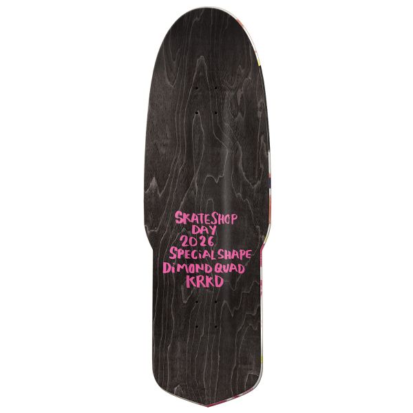 KROOKED DECK SKATE SHOP DAY 2026 GONZ DIMOND QUAD (10.75") - The Drive Skateboard Shop