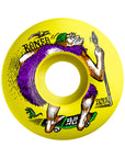 BONES WHEELS OG 100'S NEONDERTHAL V4 WIDE 100A (52MM) YELLOW