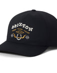 BRIXTON BEEKMAN MP SNAPBACK HAT BLACK