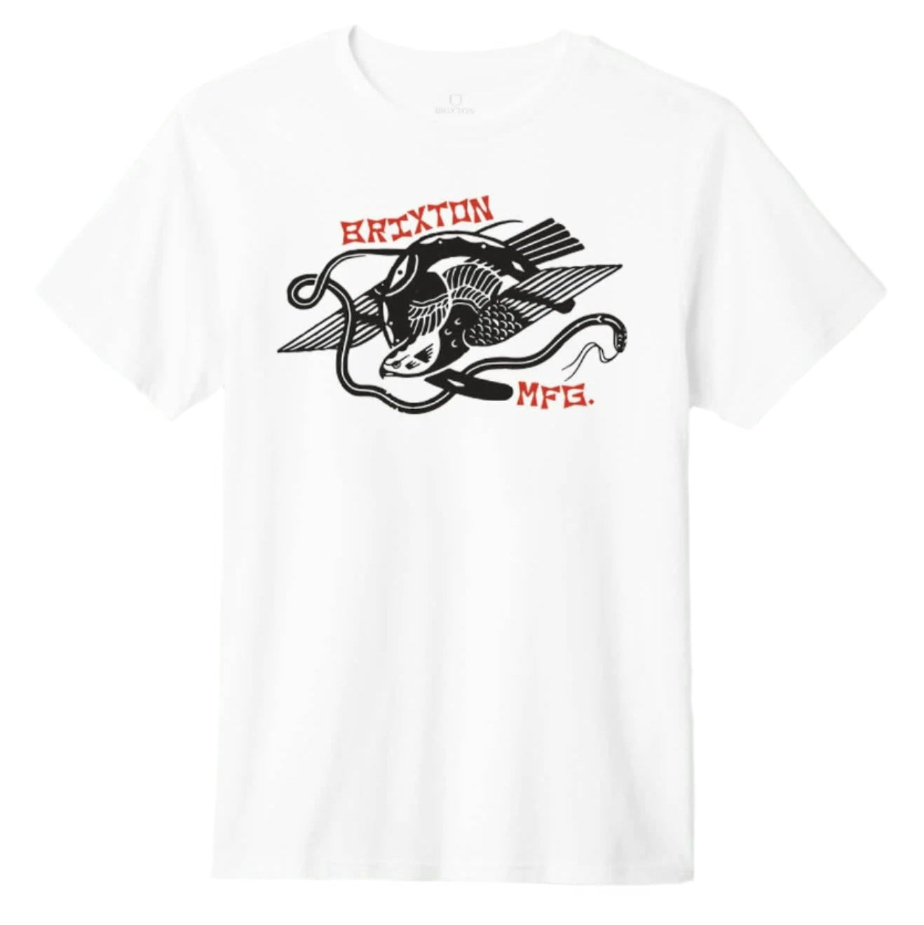 BRIXTON COMBAT S/S STT WHITE 