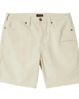 BRIXTON BUILDERS CARPENTER BAGGY SHORT EGRET WHITE
